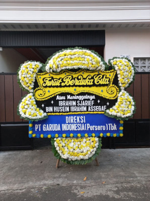 Papan Bunga Duka di Tegallega
